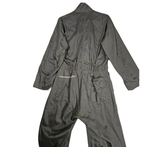 Vintage Walls Army Green Work Mechanics Coveralls - Picture 9 of 16